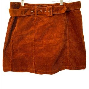 Eloquii Corduroy A-Line Skirt Size 14